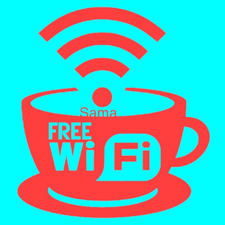sama caffe free wifi 768x768